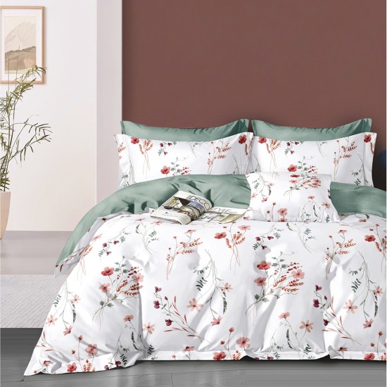 Beauty Home Σετ κουβερλί υπέρδιπλο Memories Art 12681 220x240 Εκρού,Βεραμάν