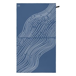 Beauty Home Πετσέτα θαλάσσης διπλής όψης Microfiber 200gsm Art 2293 90x160 Μπλε