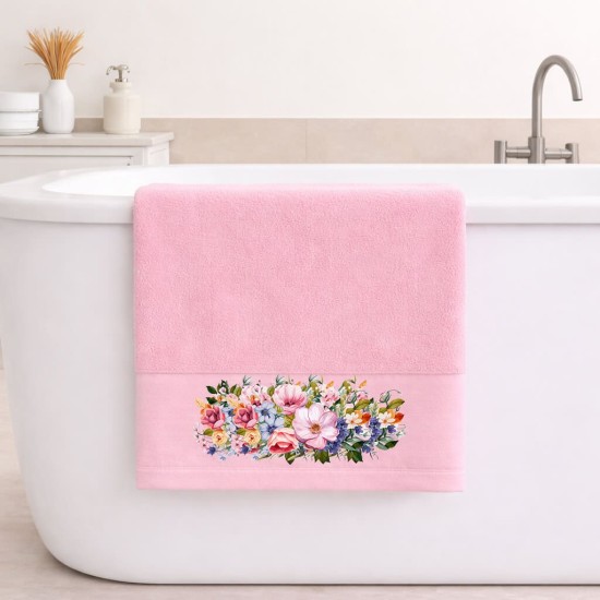 Πετσέτα Μπάνιου 70×140 Rosie Dusty Rose
