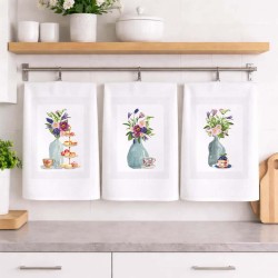 Ποτηρόπανα Κουζίνας Partea Σετ 3τμχ