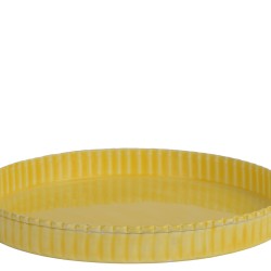 Beauty Home Μεταλλικός Δίσκος Φ30 Κίτρινο