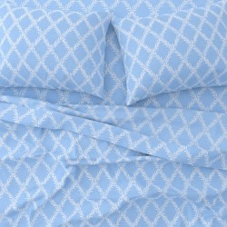 Σετ Σεντόνια Μονά 2Χ(1.75Χ2,60)+1Χ(52Χ72) Lucia Blue