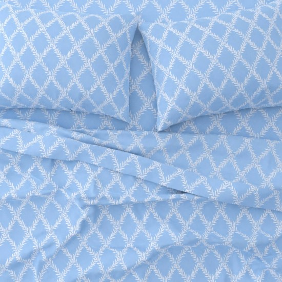Σετ Σεντόνια Μονά 2Χ(1.75Χ2,60)+1Χ(52Χ72) Lucia Blue