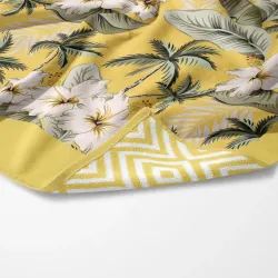 Πετσέτα Θαλάσσης Microfiber Quick Dry Hibiscus - Μπλε - Διάσταση: 90 x 180 cm