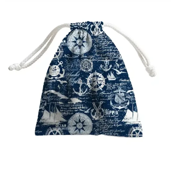 Πετσέτα Θαλάσσης Microfiber Quick Dry Nautical - Μπλε - Διάσταση: 90 x 180 cm