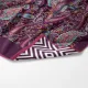 Πετσέτα Θαλάσσης Microfiber Quick Dry Paisley - Μωβ - Διάσταση: 90 x 180 cm