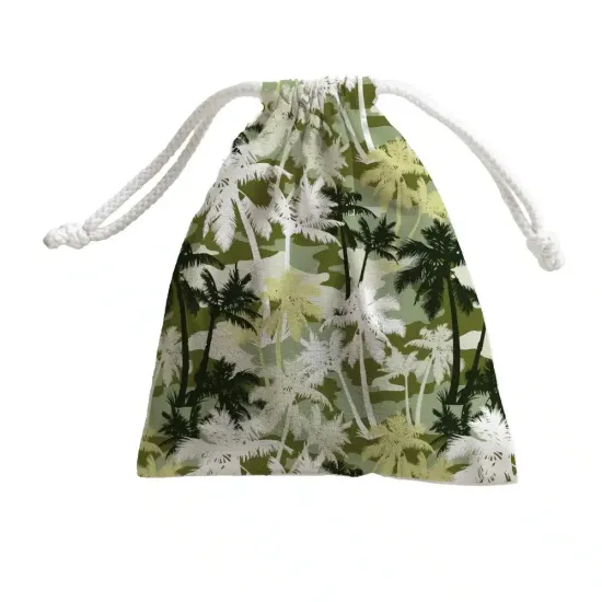Πετσέτα Θαλάσσης Microfiber Quick Dry Palm Tree - Λαδί - Διάσταση: 90 x 180 cm