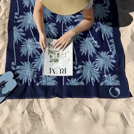 Beach Towel Microfiber Quick Dry Phoenix - Γκρι - Διάσταση: 90 x 180 cm