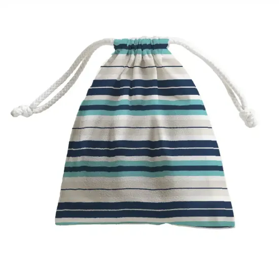 Πετσέτα Θαλάσσης Microfiber Quick Dry Stripes - Μωβ - Διάσταση: 90 x 180 cm